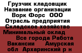 Грузчик-кладовщик › Название организации ­ Ворк Форс, ООО › Отрасль предприятия ­ Складское хозяйство › Минимальный оклад ­ 27 000 - Все города Работа » Вакансии   . Амурская обл.,Архаринский р-н